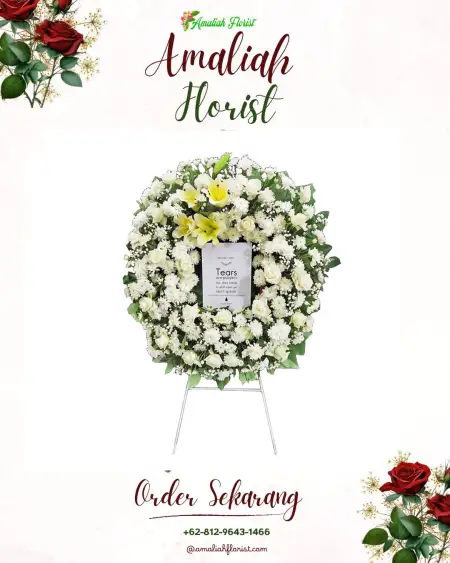 Krans Bunga Duka Leuwiliang Baru